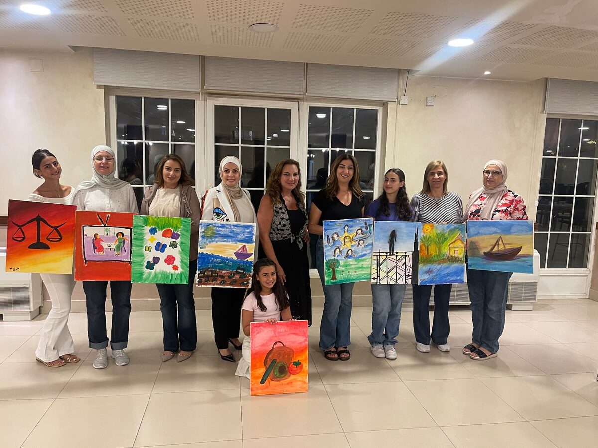Art therapy session at the Royal Automobile Club, Jordan, photo 1