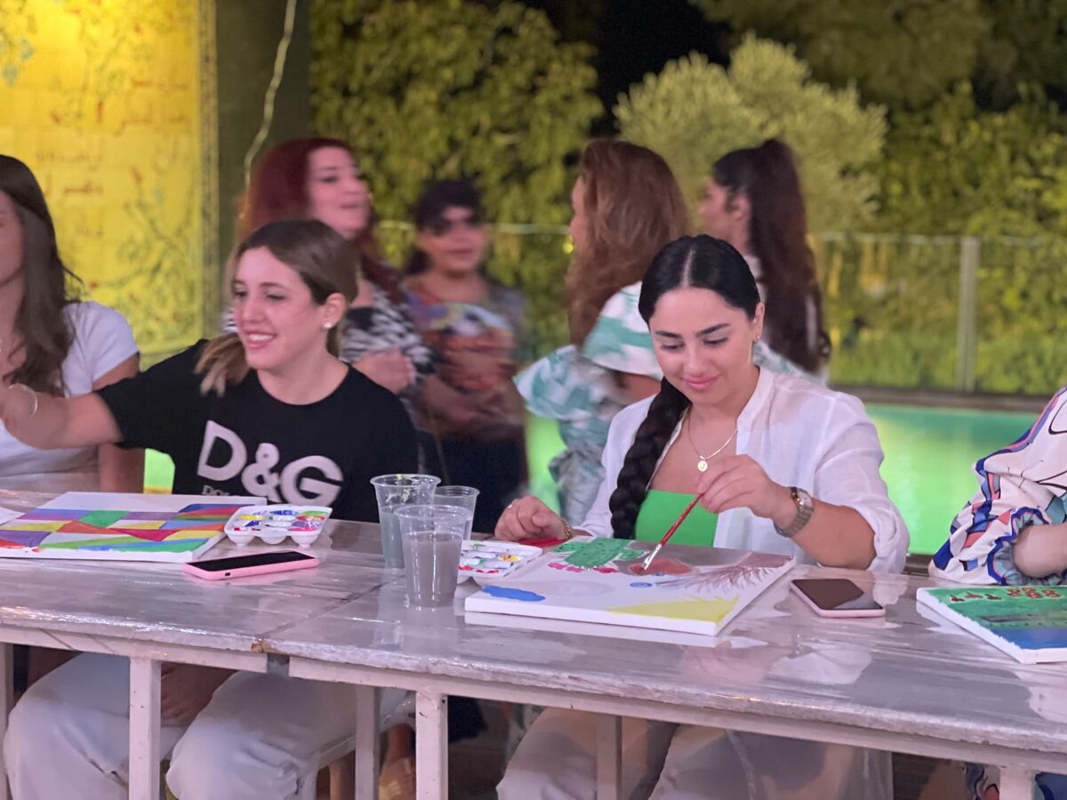 Art therapy session at Art House, Damascus, photo 2