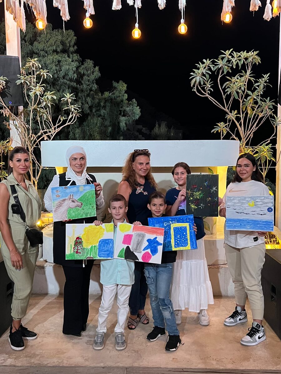 Art therapy session at Art House, Damascus, photo 6