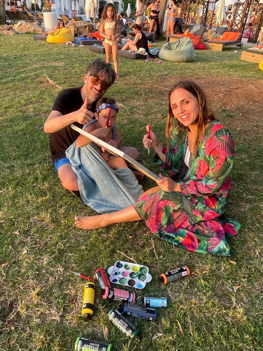 Art therapy session at the Dead Sea, Jordan, photo 1