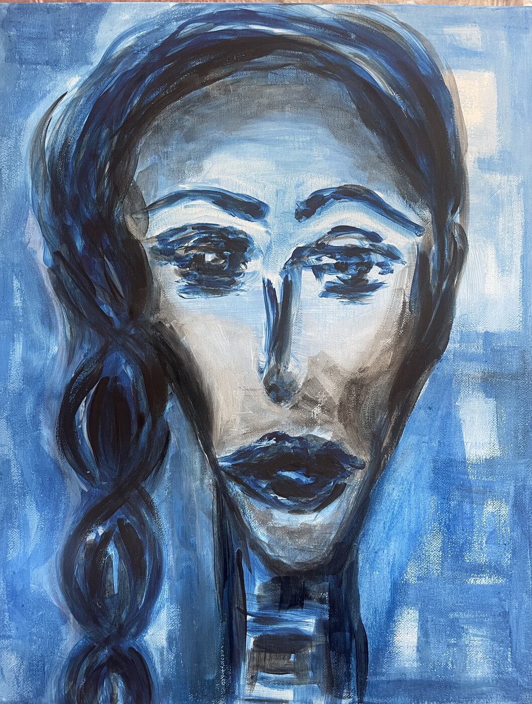 Today Is Mine, Acrylic on canvas, 40 × 50 cm
